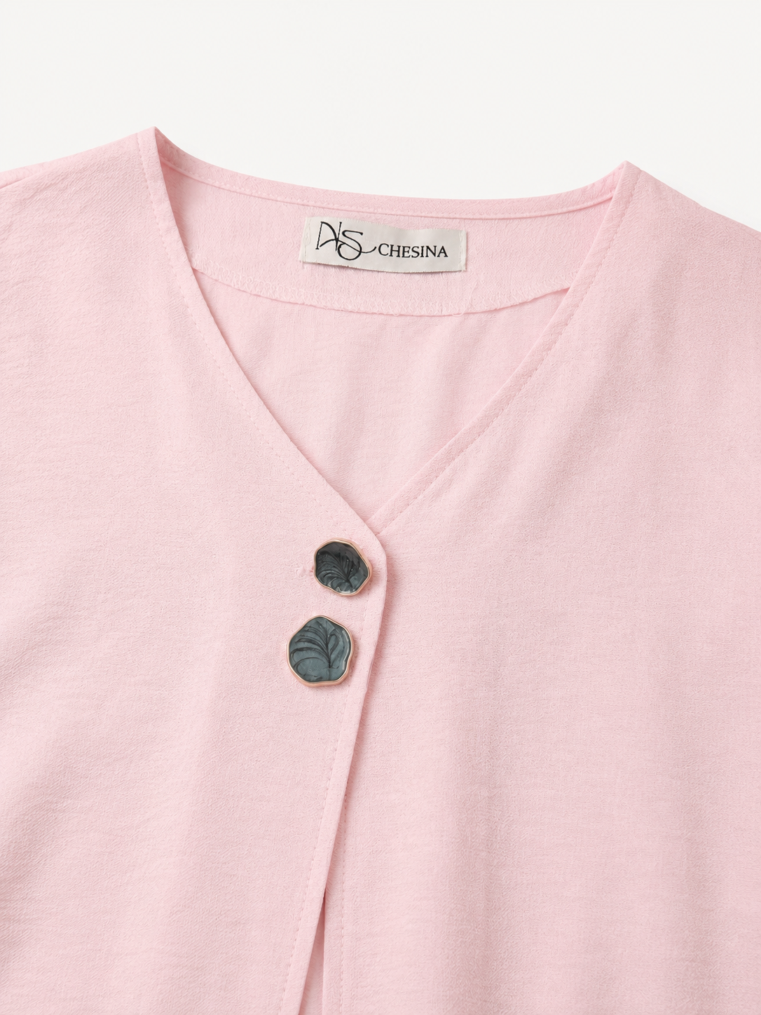 Chesina linen Pink Blouse