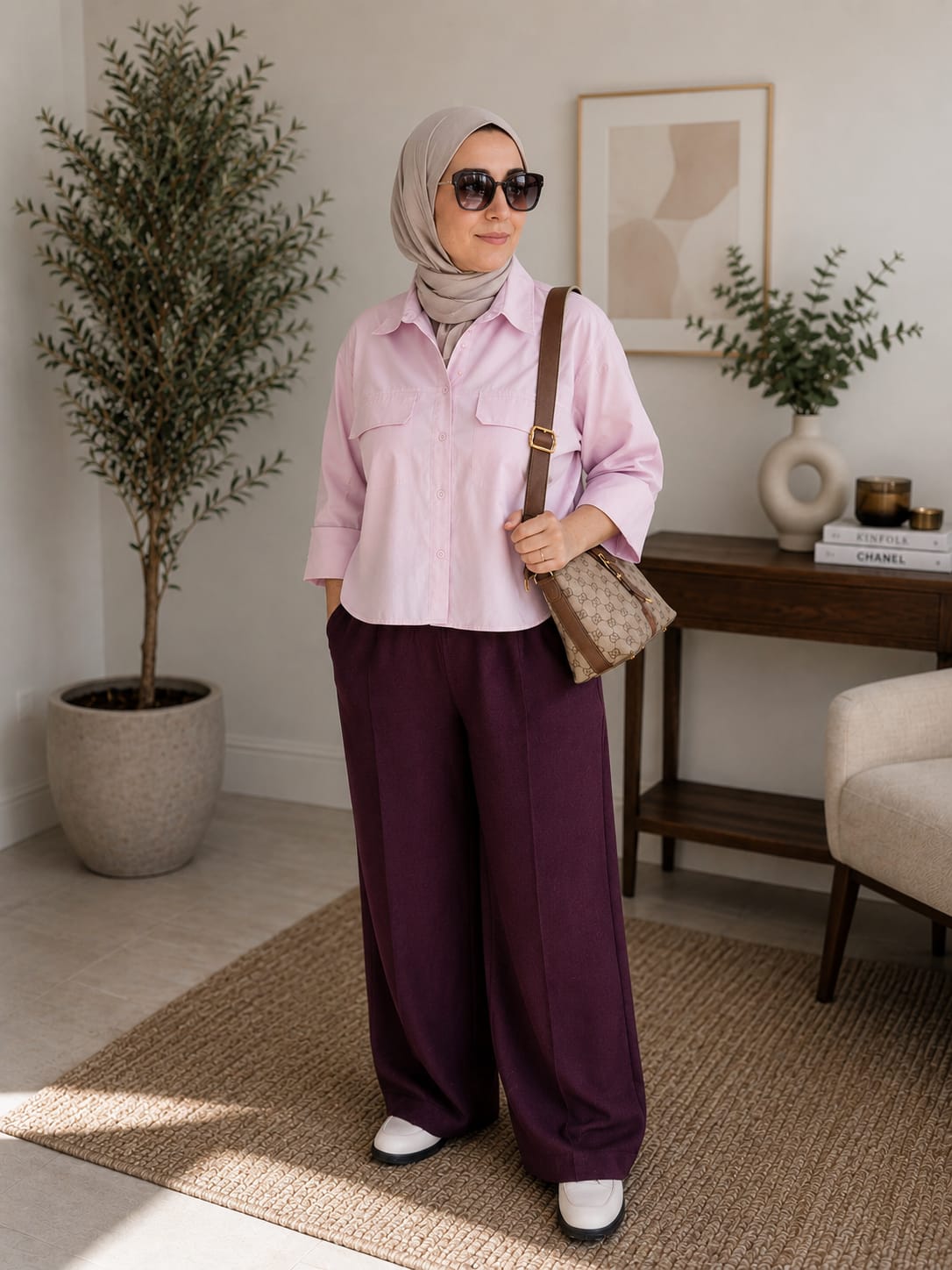 Chesina Cropped Cotton Shirt