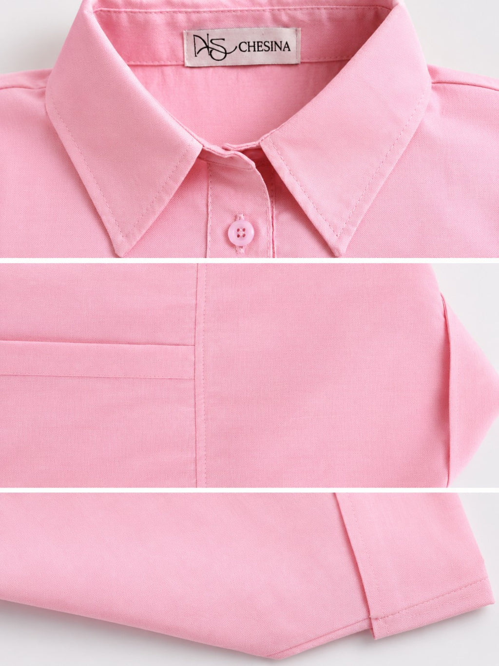 Chesina Cropped Cotton Shirt