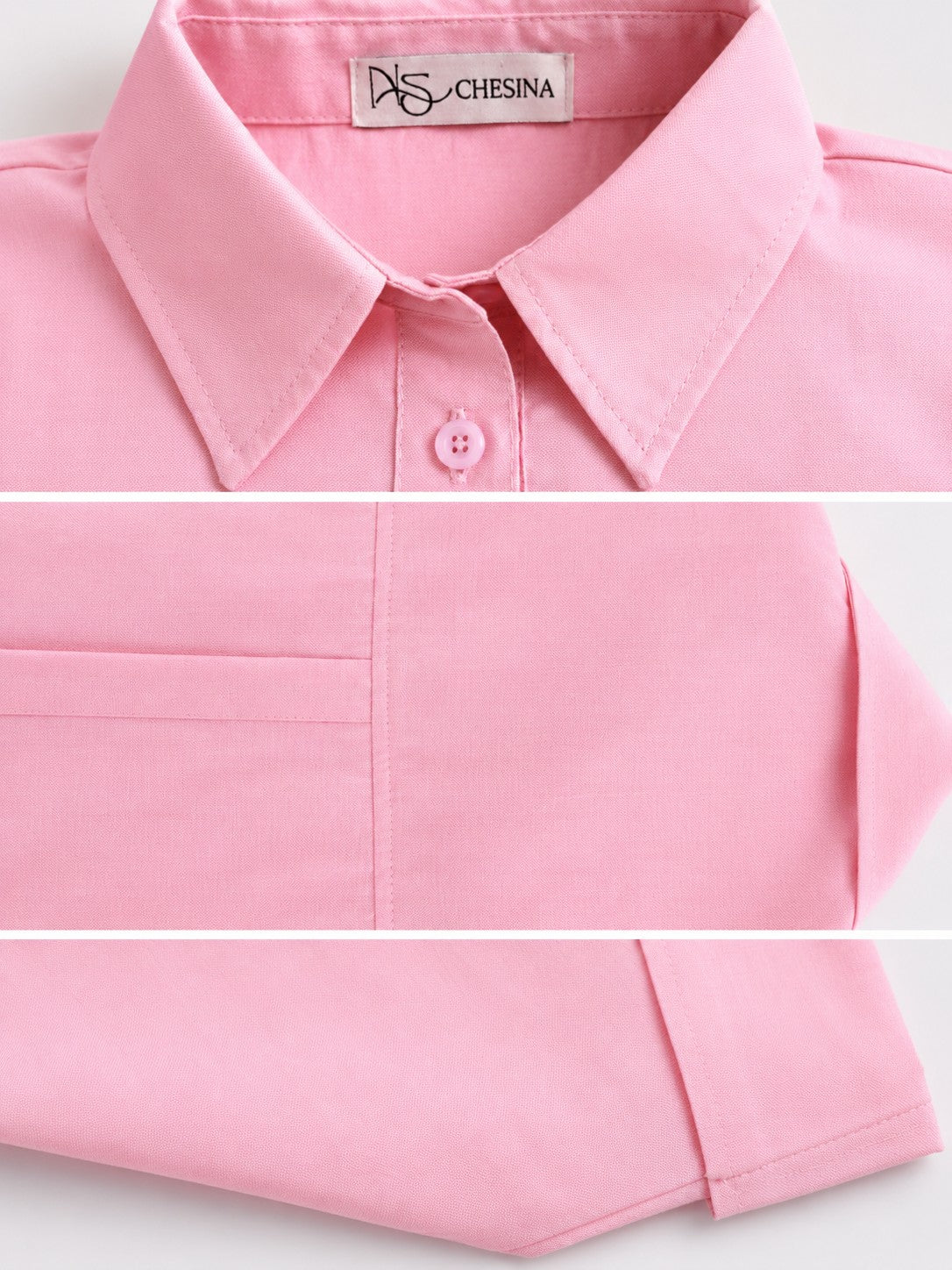Chesina Cropped Cotton Shirt