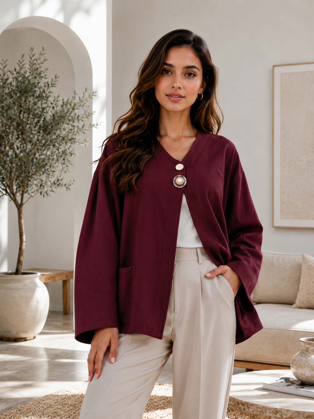 Linen Shirt – One Size