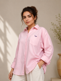 Pastel Rose Linen Shirt