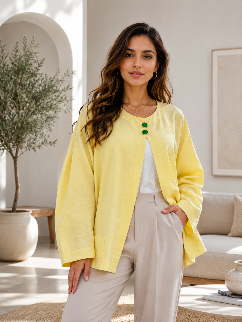 Golden Light Casual Shirt One size