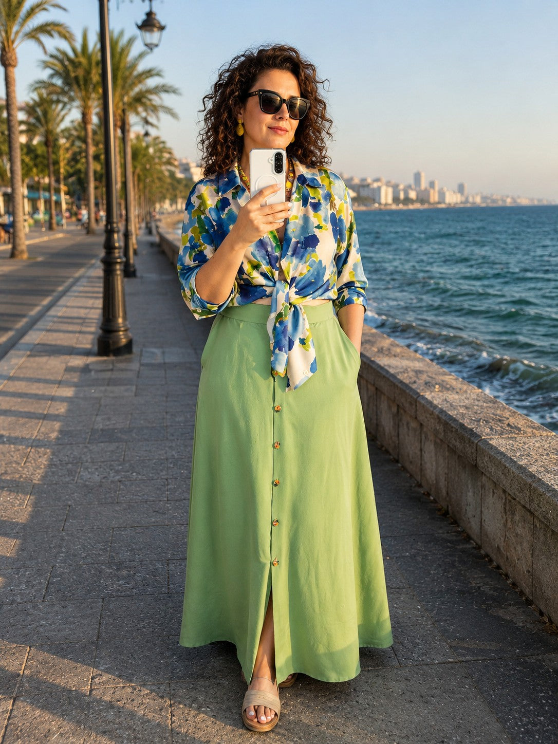 Maxi Skirt – Light Green