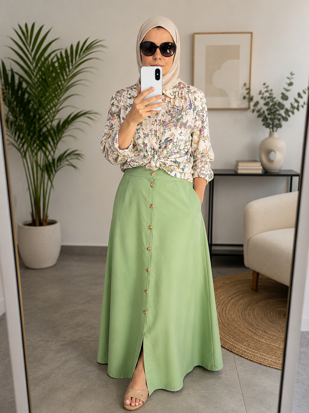 Maxi Skirt – Light Green